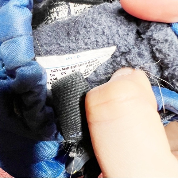 Stride Rite M2P Sneaker Boot Winter SnowMade 2 Play Size 4.5 Boys Toddler - Picture 2 of 4